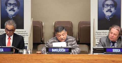 জাতিসংঘে প্রথমবার পালন শোক দিবস,বঙ্গবন্ধুর শ্রেষ্ঠত্বের স্মরণ।