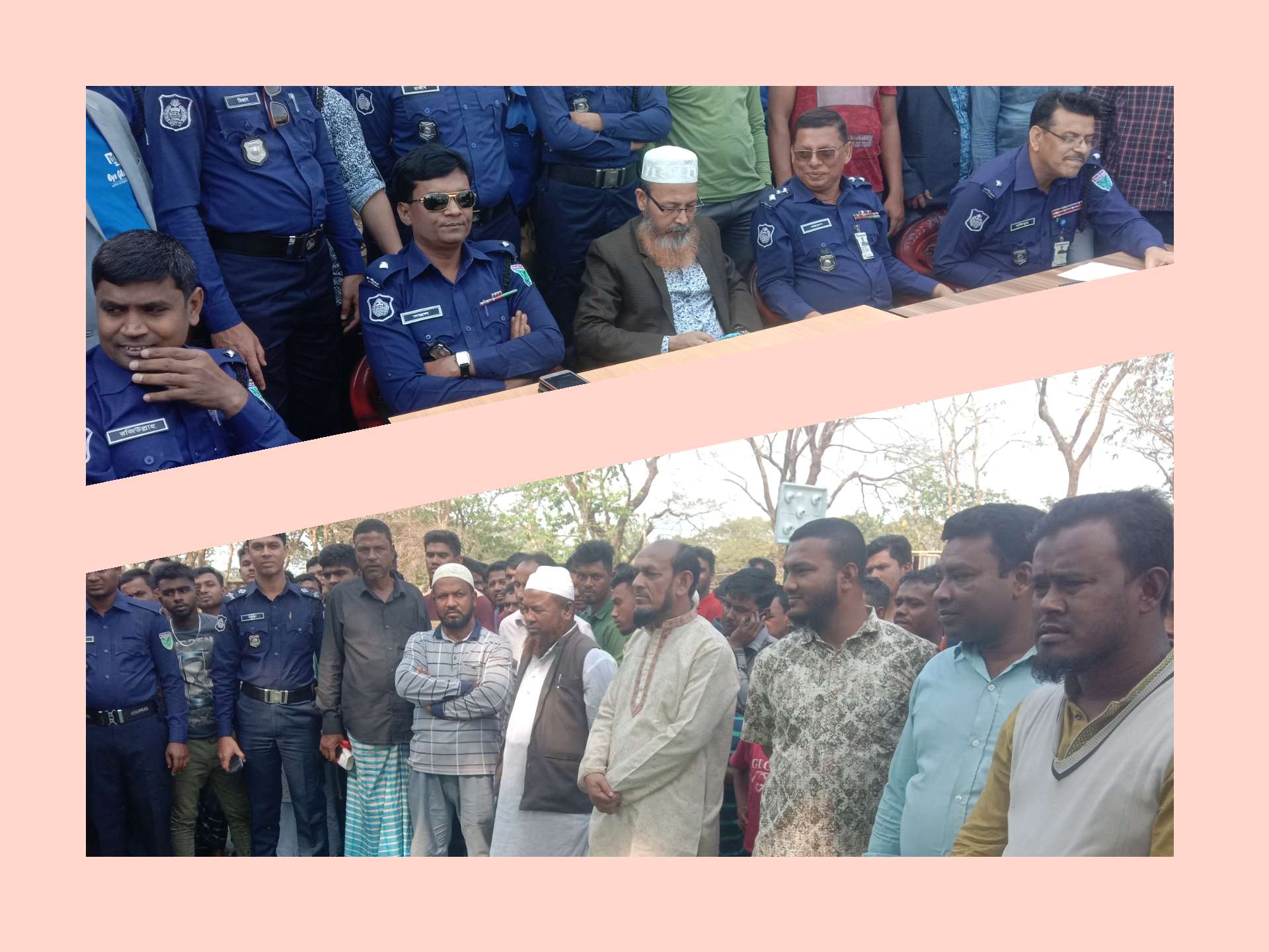 কোম্পানীগঞ্জ থানা কমপ্লেক্সে ১৭টি ভারতীয় গরু প্রকাশ্য নিলামে বিক্রি