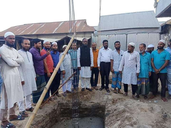 টুকের গাঁও আদর্শ ক্লাব ভবনের নির্মাণকাজ শুরু