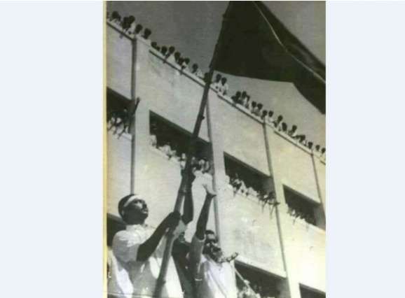 ১৯৭১’র আজকের দিনে জাতীয় পতাকা উত্তোলিত হয়