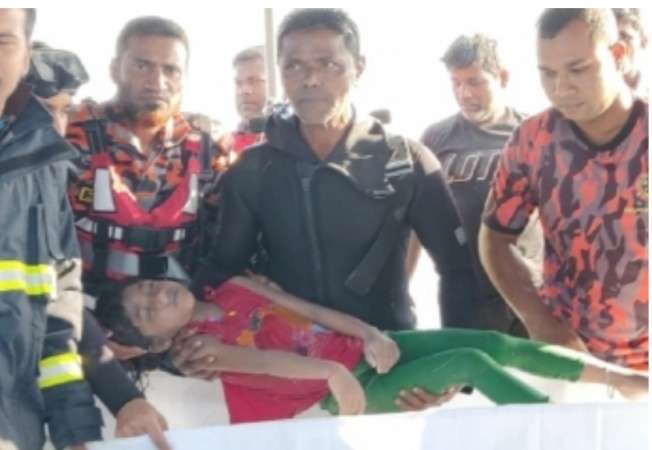 ডুবে মরলেন তবুও মেয়েকে ছাড়েনি,আপ্লুত ডুবুরি দল
