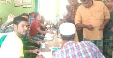 কোম্পানীগঞ্জে বিসর্জন পরিবার কর্তৃক ৪ শতাধিক ব্যাক্তিকে ফ্রি রক্তের গ্রুপ নির্ণয় প্রদান