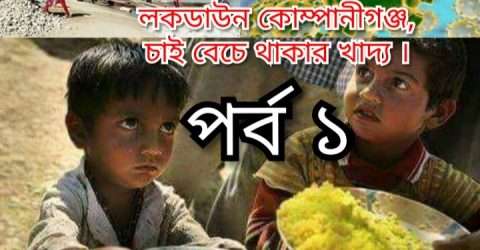 লকডাউন কোম্পানীগঞ্জ – কর্মহীন অর্ধলক্ষ ভুভুক্ষা পরিবারের পাশে নেই জনপ্রতিনিধিরা