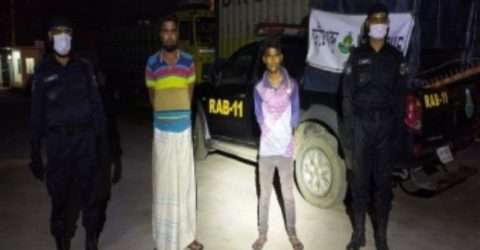 লবণের বস্তায় ৫৯ হাজার ইয়াবা, গ্রেপ্তার ২