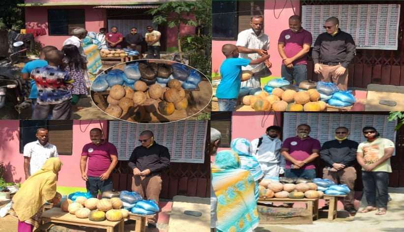 অসহায় পরিবারের পাশে খাদ্যসামগ্রী নিয়ে সুরমা ভিউ পরিবার