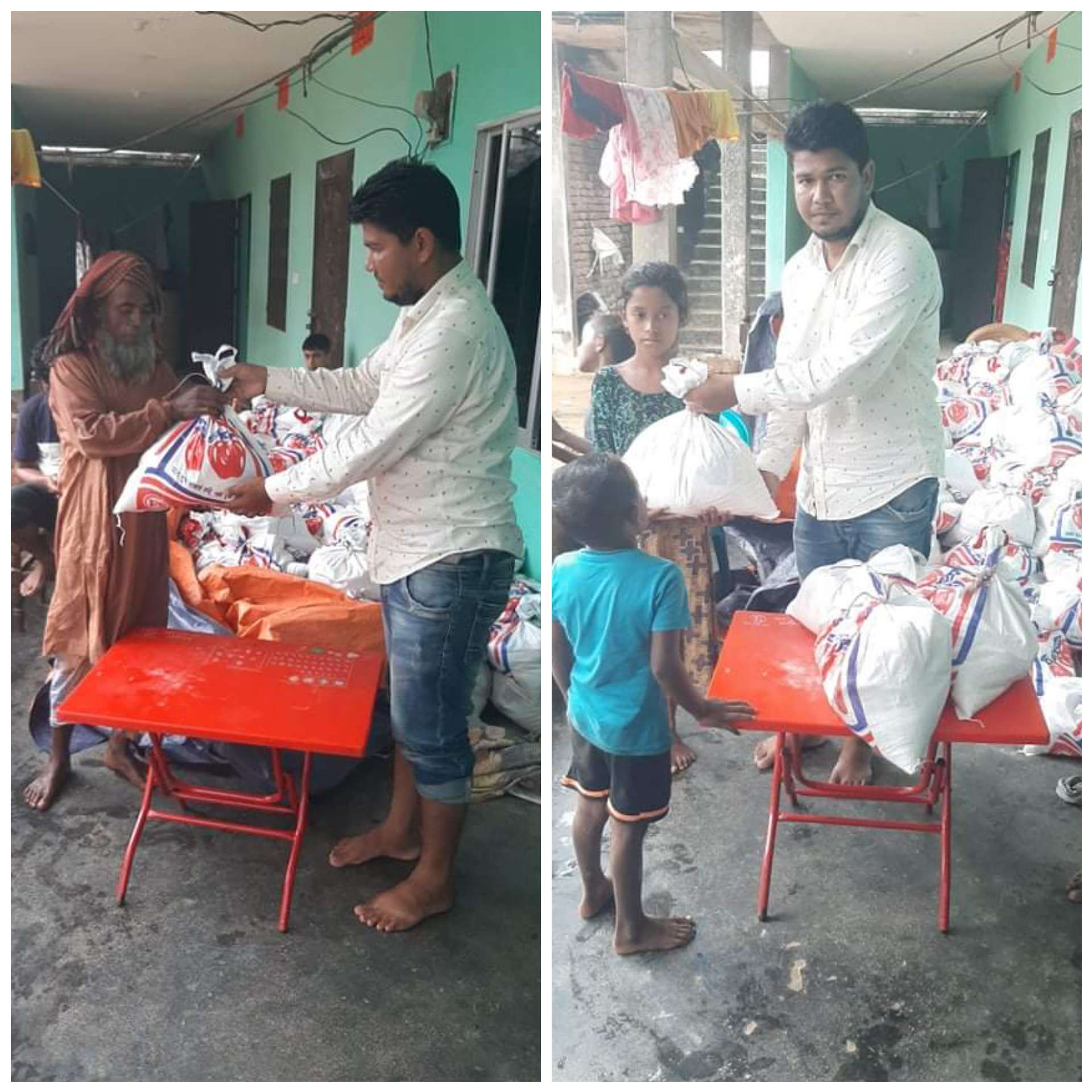 ইসলামপুর পশ্চিম ইউনিয়নের সাবেক চেয়ারম্যান প্রার্থী বাবুল আহমদের ঈদ উপহার সামগ্রী বিতরণ