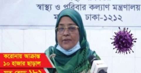 দেশে করোনা আক্রান্তের সংখ্যা ১০ হাজার ছাড়ালো
