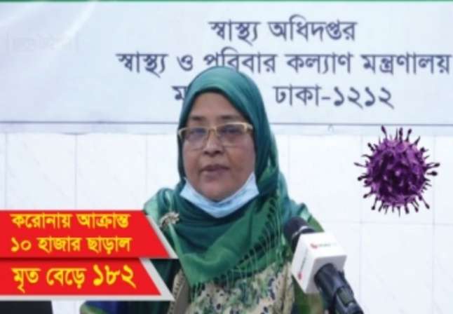 দেশে করোনা আক্রান্তের সংখ্যা ১০ হাজার ছাড়ালো