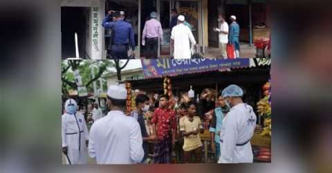 করোনা সংক্রমণ রোধে সিলেটে উপজেলা প্রশাসন ও পুলিশের অভিযান,১৫০ টি মামলা