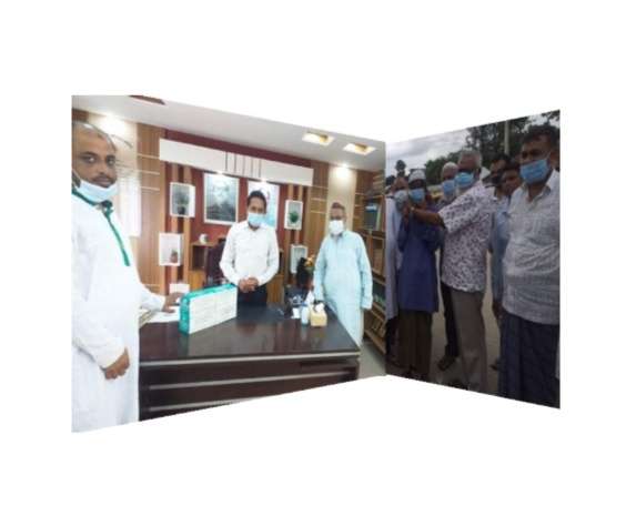 আসুন করোনা প্রতিরোধে সবাই মাস্ক ব্যাবহার করি:ফরহাদ হোসেন