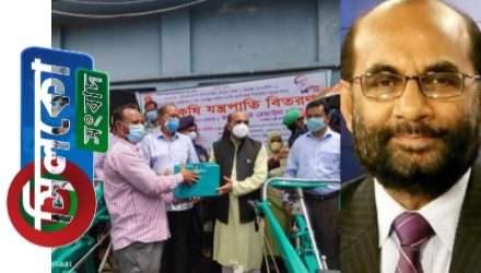 নাজিরপুরে ম্যাচিং গ্রান্ট প্রাপ্ত সিআইজিদের মাঝে কৃষি যন্ত্রপাতি বিতরণ