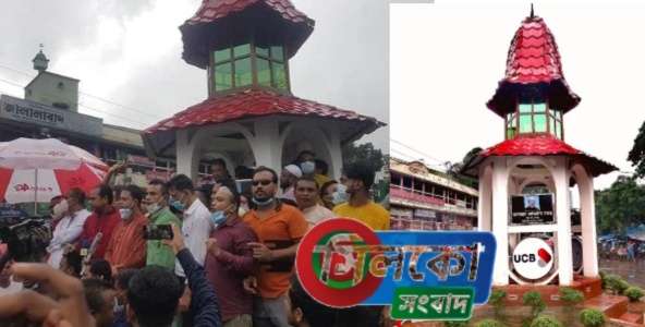 সিলেটে আওয়ামী নেতাকর্মীদের নগর চত্বর প্রত্যাখ্যান করে জনতার কামরান চত্বর ঘোষণা