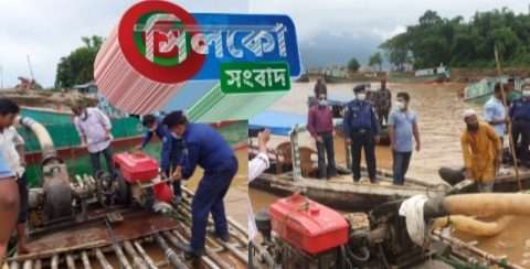 ভোলাগঞ্জ রোপওয়ে ও ধলাই নদীতে টাস্কফোর্সের অভিযান পরিচালিত,৬ লক্ষ টাকা জরিমানা আদায়