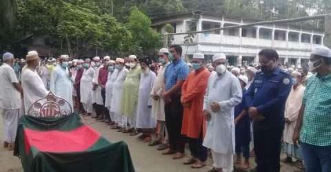 মুক্তিযোদ্ধা আলাউদ্দিন বাহাদুরের শূন্যতা অপূরণীয় প্রাণিসম্পদ মন্ত্রী শ.ম. রেজাউল করিম