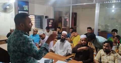 দঃ রনিখাই ইউপি নির্বাচনে সম্ভাব্য চেয়ারম্যান পদপ্রার্থী ইকবাল হোসেনের সাথে যুব সমাজের বৈঠক