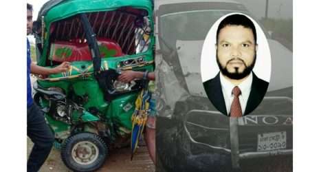 সিলেটের ধোপাগুলে মাইক্রোবাস-সিএনজি’র মুখোমুখি সংঘর্ষে ৩ জন আহত