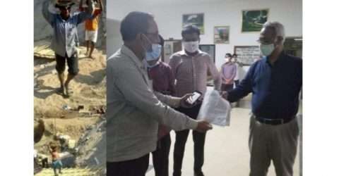 মন্ত্রীপরিষদ সচিবের সাথে পাথর ব্যাবসায়ী ঐক্য পরিষদের মত বিনিময়