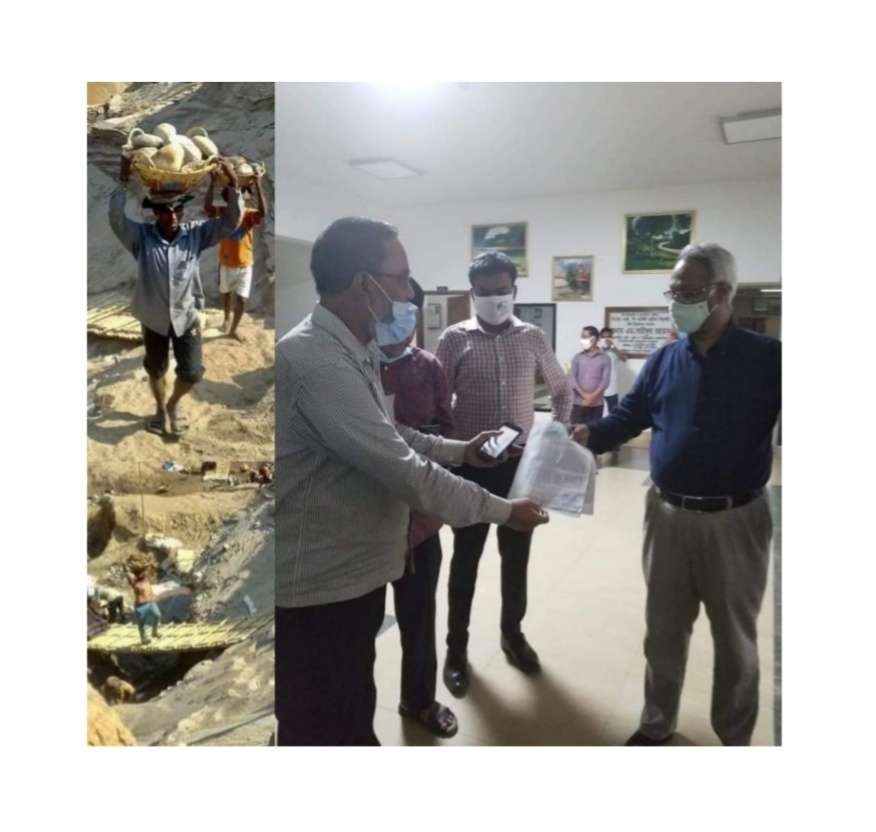 মন্ত্রীপরিষদ সচিবের সাথে পাথর ব্যাবসায়ী ঐক্য পরিষদের মত বিনিময়