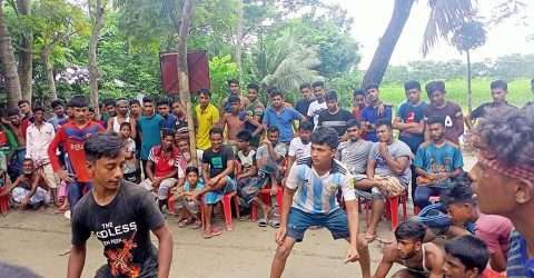 গ্রাম বাংলার ঐতিহ্য হা-ডু-ডু খেলা