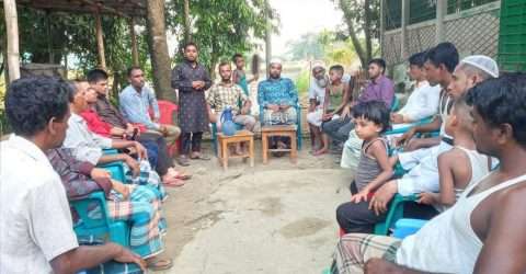 গৌড়ী নগরে ইকবাল হোসেন ইমাদের ঈদ শুভেচ্ছা বিনিময়