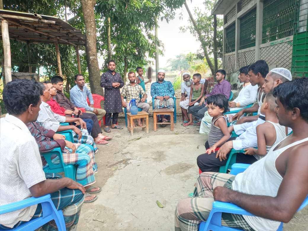 গৌড়ী নগরে ইকবাল হোসেন ইমাদের ঈদ শুভেচ্ছা বিনিময়