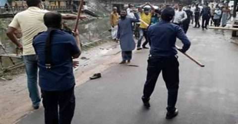 ব্রাহ্মণবাড়িয়ায় পুলিশকে ছুড়িকাঘাত,থানায় মামলা