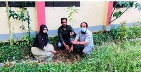 গোলাপগঞ্জের নিজ লক্ষণাবন্দ সঃ প্রাঃ বিদ্যালয়ে বৃক্ষ রোপন কর্মসূচীর উদ্বোধন