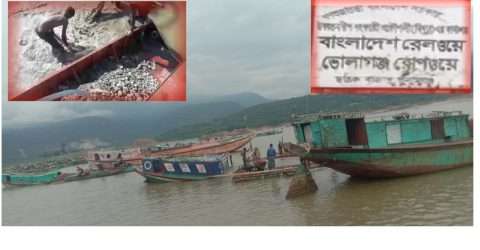 ভোলাগঞ্জ রোপওয়েতে চলছে নিশিতচক্রের জলমেলা