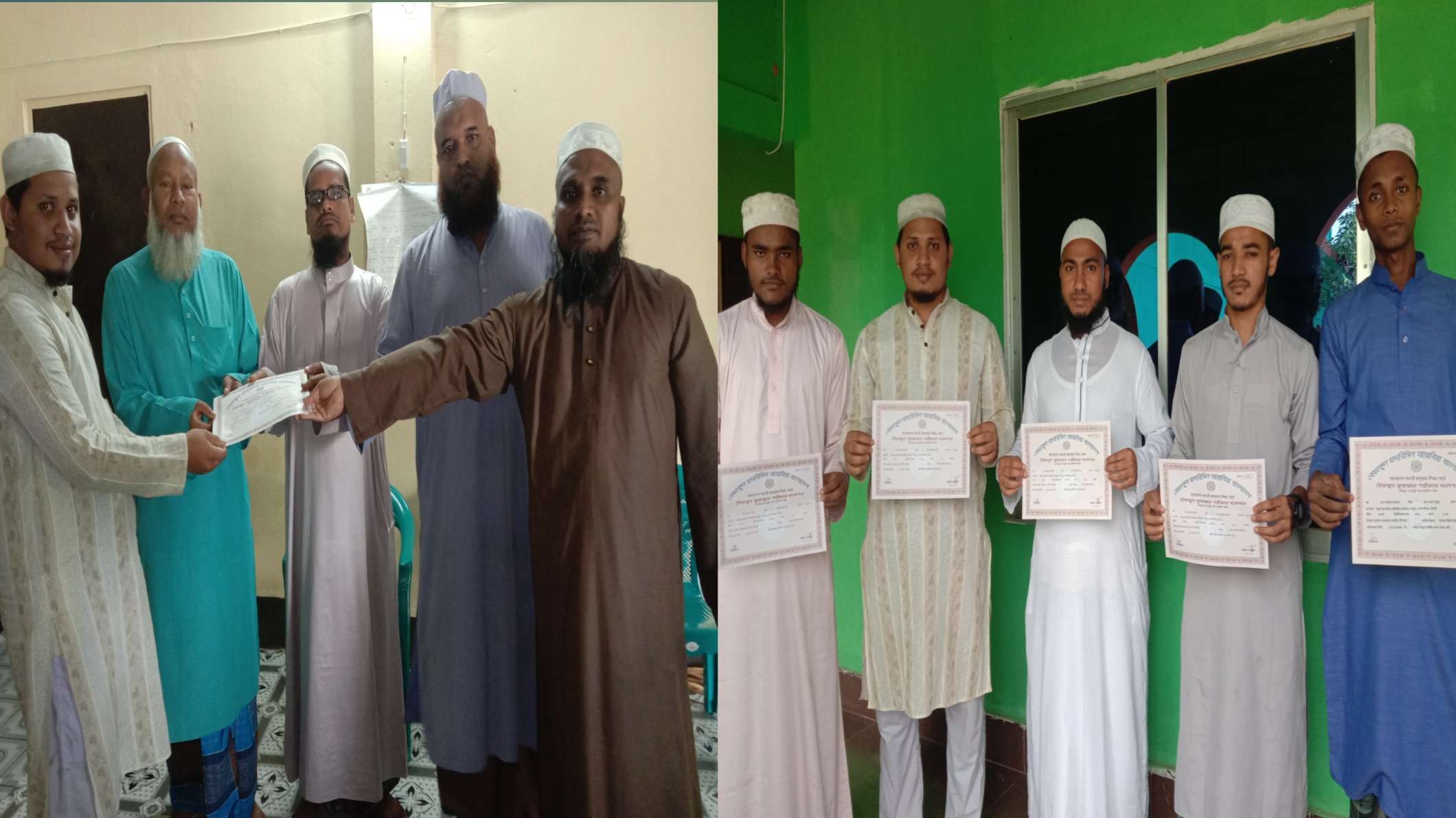 পাড়ুয়া ফুরক্বানিয়া মাদ্রাসায় সনদপত্র বিতরণ অনুষ্ঠান