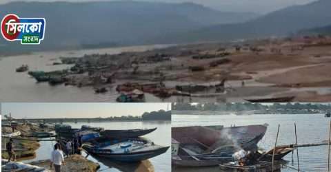 ধলাই নদীতে চিপ ও পাথর উত্তোলনকারীদের বিরুদ্ধে টাস্কফোর্স অভিযান