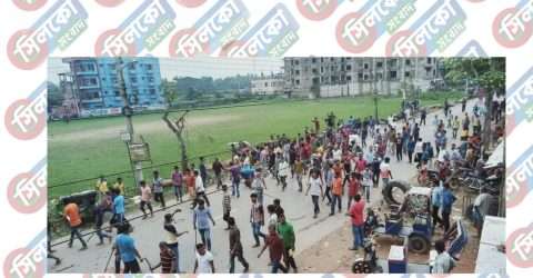 কুলাউড়ায় সিএনজি চালক এবং অটোরিকশা চালকদের মধ্যে সংঘর্ষ আহত, ১০জন