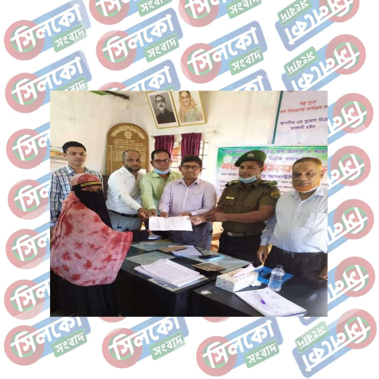 আনসার-ভিডিপি ব্যাংক কোম্পানীগঞ্জ শাখা পরিদর্শনে কেন্দ্রীয় জেনারেল ম্যানেজার আলাউদ্দিন