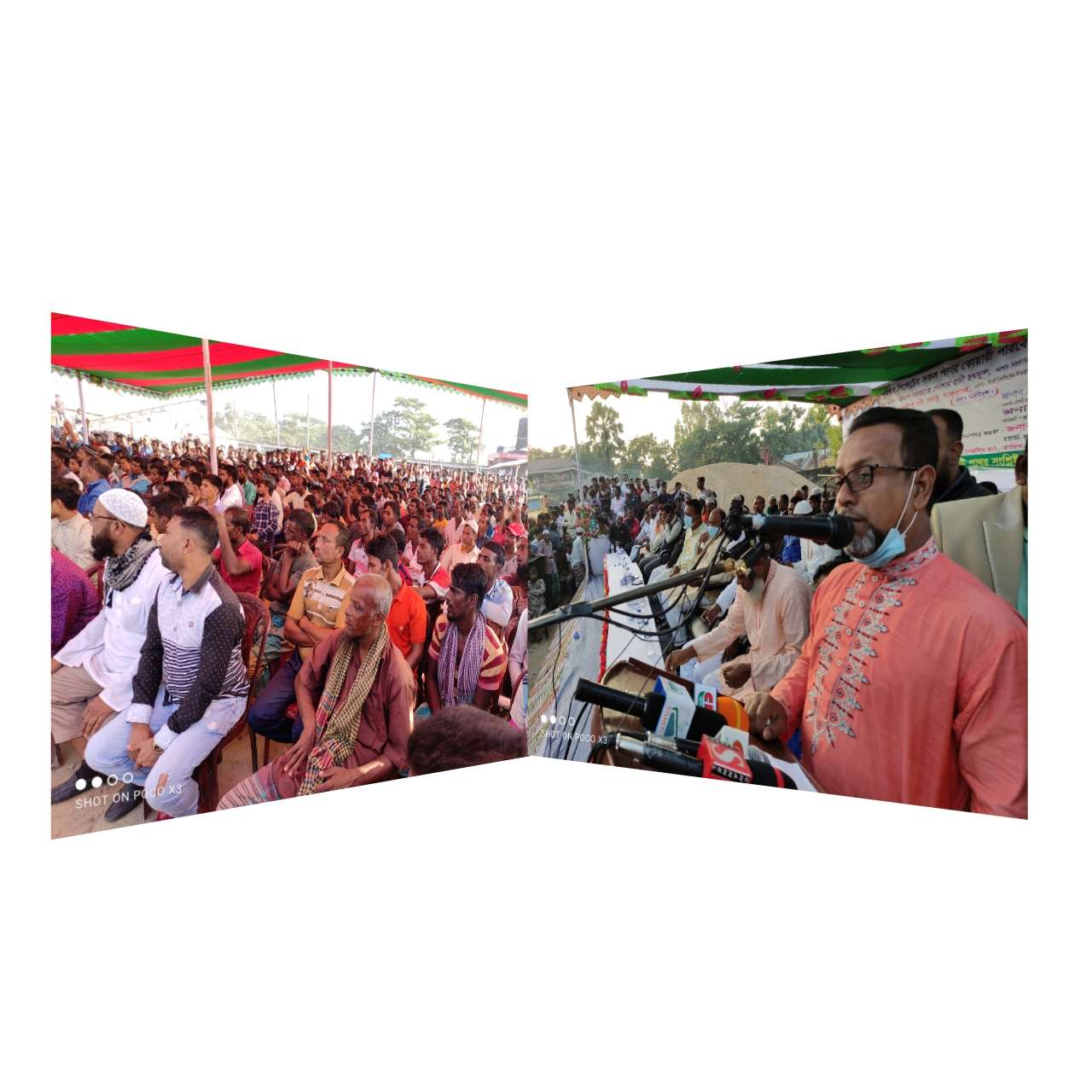 জাফলংয়ের সমাবেশে প্রধানমন্ত্রী সমীপে ১০ হাজার শ্রমিক-ব্যাবসায়ীর দাবী, পাথর কোয়ারী খুলে দিন