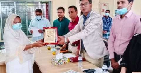 ধর্মপাশায় রোকেয়া দিবসে পাঁচ জয়িতাকে সংবর্ধনা