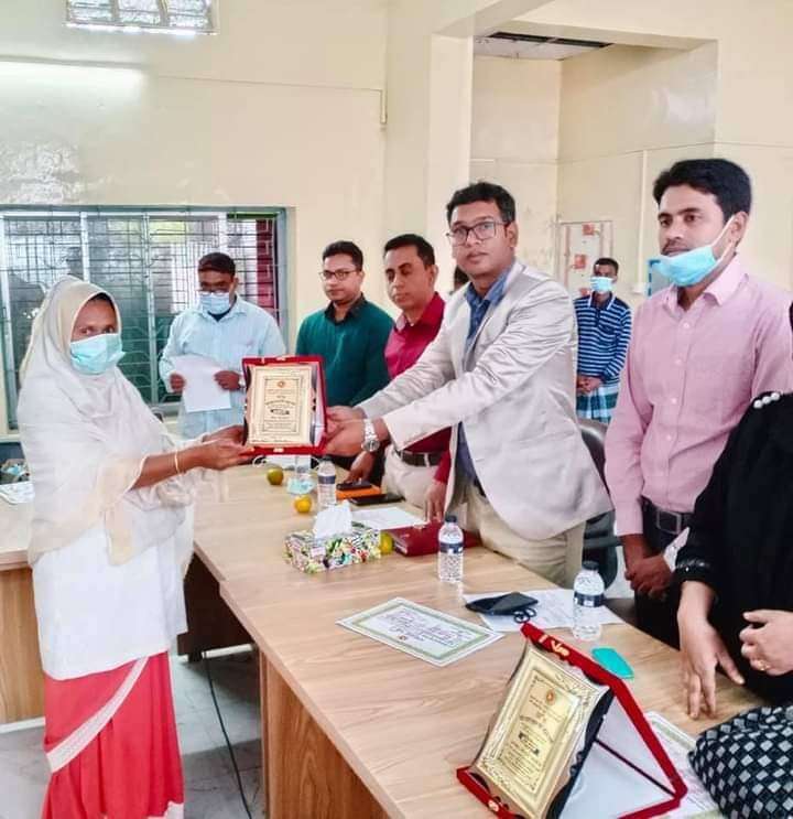 ধর্মপাশায় রোকেয়া দিবসে পাঁচ জয়িতাকে সংবর্ধনা