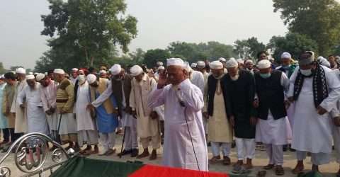 রাষ্ট্রীয় মর্যাদায় শায়িত হলেন বীর মুক্তিযুদ্ধা শহীদুল হক মাষ্টার