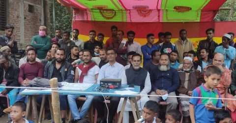 গোলাপগঞ্জের লক্ষণাবন্দে ঐতিহ্যবাহী হা-ডু-ডু খেলা অনুষ্ঠিত
