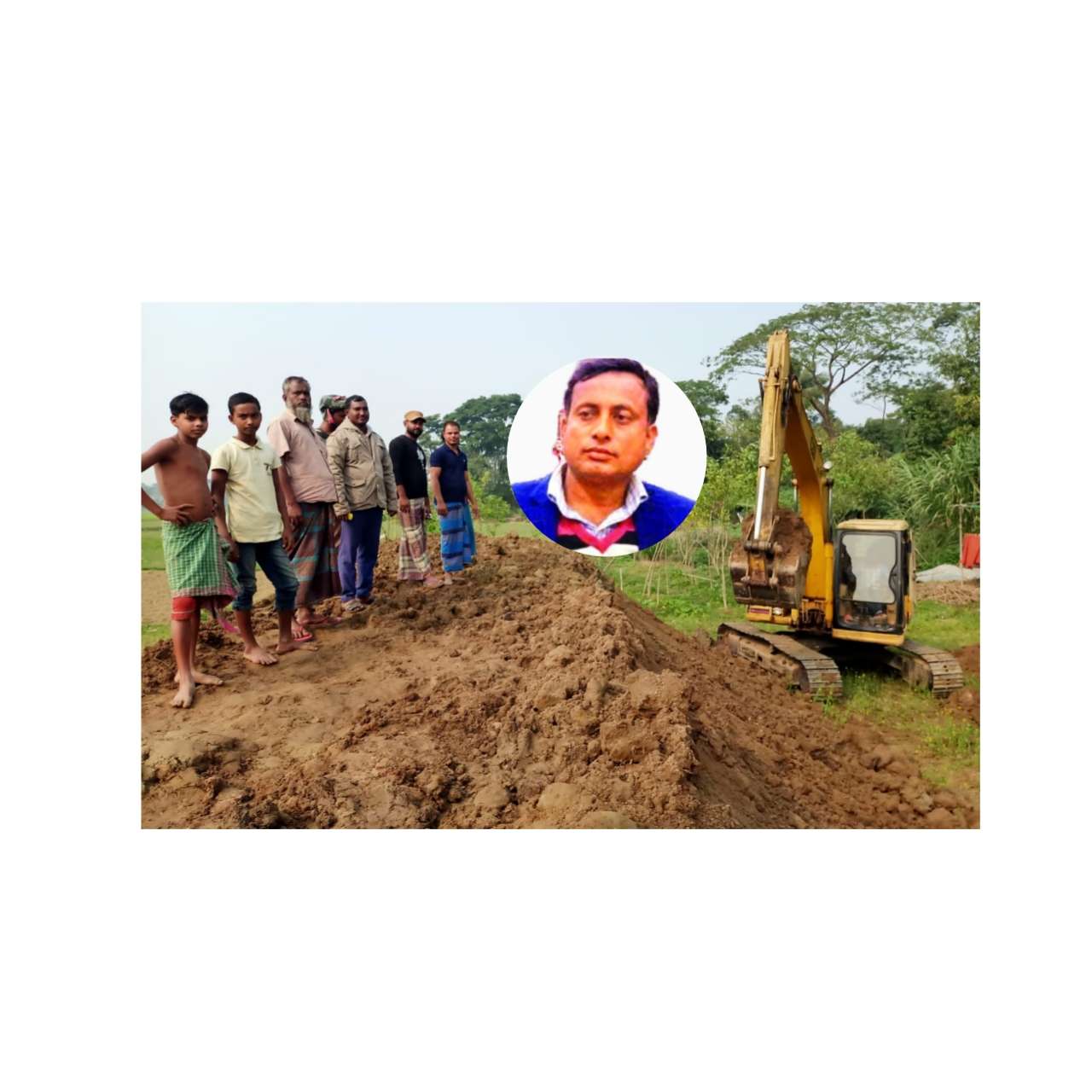 মোহাম্মদ আলীর ২০ লক্ষ টাকার অনুদানে নির্মিত হচ্ছে রাস্তা
