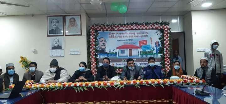 স্বপ্নের ঘর পেল কুলাউড়ার ১১০ পরিবার