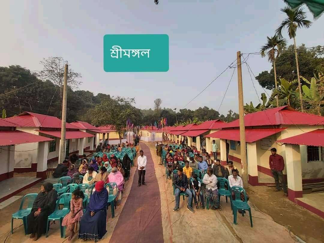 শ্রীমঙ্গলে ১ম দফায় ঘরসহ জমি পেলেন ১শত পরিবার