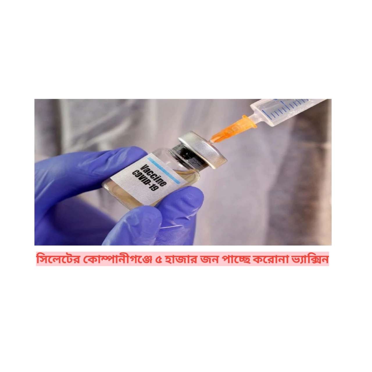 কোম্পানীগঞ্জে ৫ হাজার জন পাচ্ছে করোনার ভ্যাক্সিন
