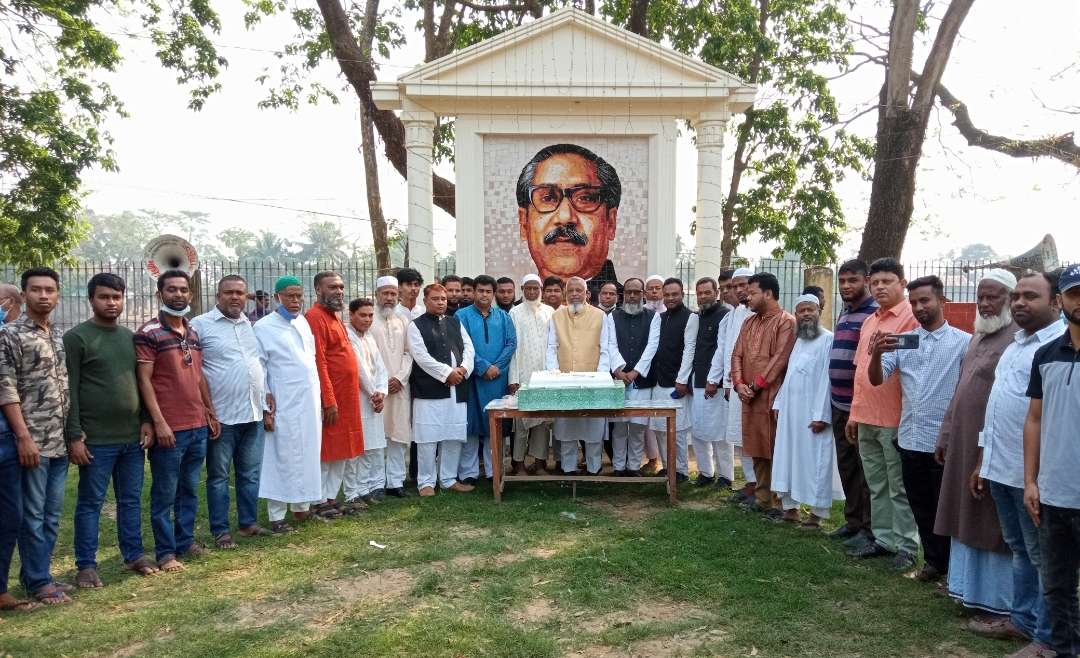 শ্রদ্ধা ও ভালোবাসায় বঙ্গবন্ধু ম্যুরাল