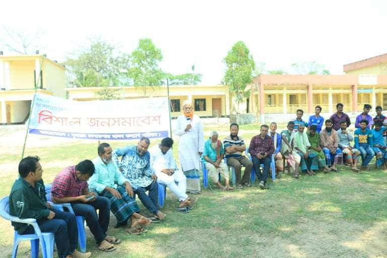 কোম্পানীগঞ্জে বালুখেকোদের থেকে মসজিদ, মাদ্রাসা ও স্কুল রক্ষার দাবী