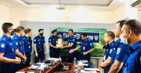 ছাতক থানার সেকেন্ড অফিসার এসআই হাবিবুর রহমান সিলেট রেঞ্জের শ্রেষ্ঠ অফিসার নির্বাচিত