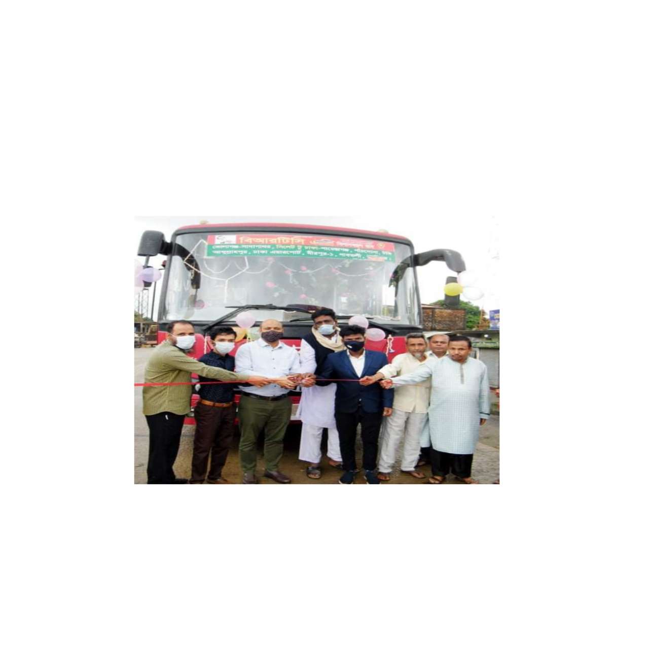 ভোলাগঞ্জ-ঢাকা বিআরটিসি বাস চলাচল উদ্বোধন