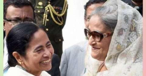 হেট্রিক মুখ্যমন্ত্রী মমতাকে প্রধানমন্ত্রী শেখ হাসিনার শুভেচ্ছা