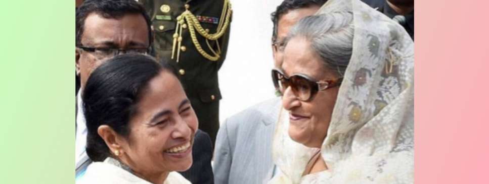 হেট্রিক মুখ্যমন্ত্রী মমতাকে প্রধানমন্ত্রী শেখ হাসিনার শুভেচ্ছা