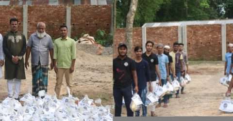 ব্লাড সোলজার সোসাইটি কোম্পানীগঞ্জের ঈদ সামগ্রী বিতরণ