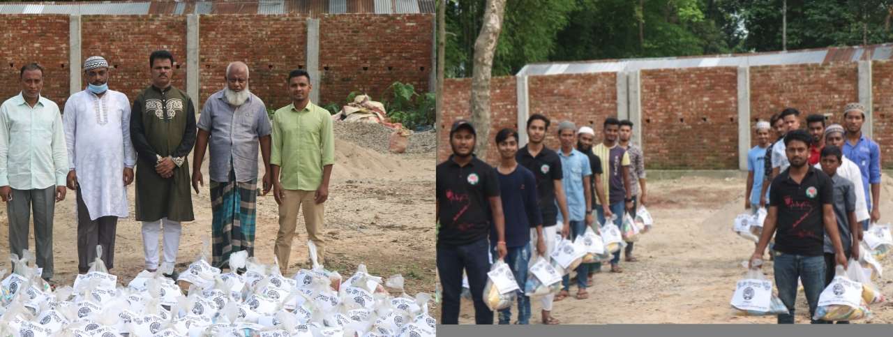 ব্লাড সোলজার সোসাইটি কোম্পানীগঞ্জের ঈদ সামগ্রী বিতরণ