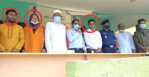 কোম্পানীগঞ্জে স্বাস্থ্যবিধি মানেনি বঙ্গবন্ধু জাতীয় গোল্ডকাপ ফুটবল টুর্নামেন্টের অতিথিরা